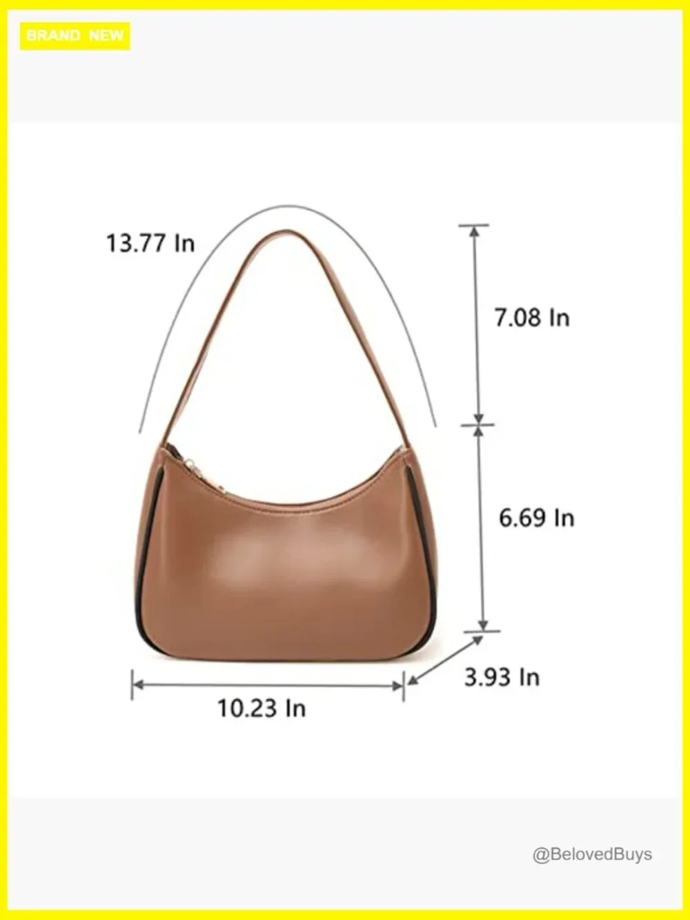 Cute Hobo Tote Handbag Mini Clutch Purse with Zipper Closure